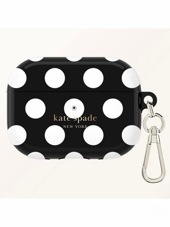 kate spade Other - kate spade x Target Black White Polka Dot Apple AirPods Pro Protective Case